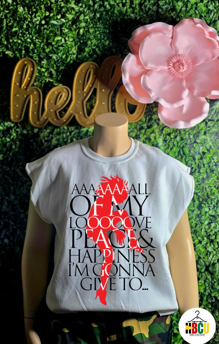 All of My Love Sleeveless Sweatshirt