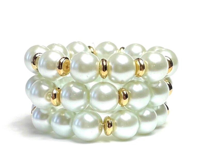 Ms. Pearlie bracelet stack by Chic and Fly™ image 0