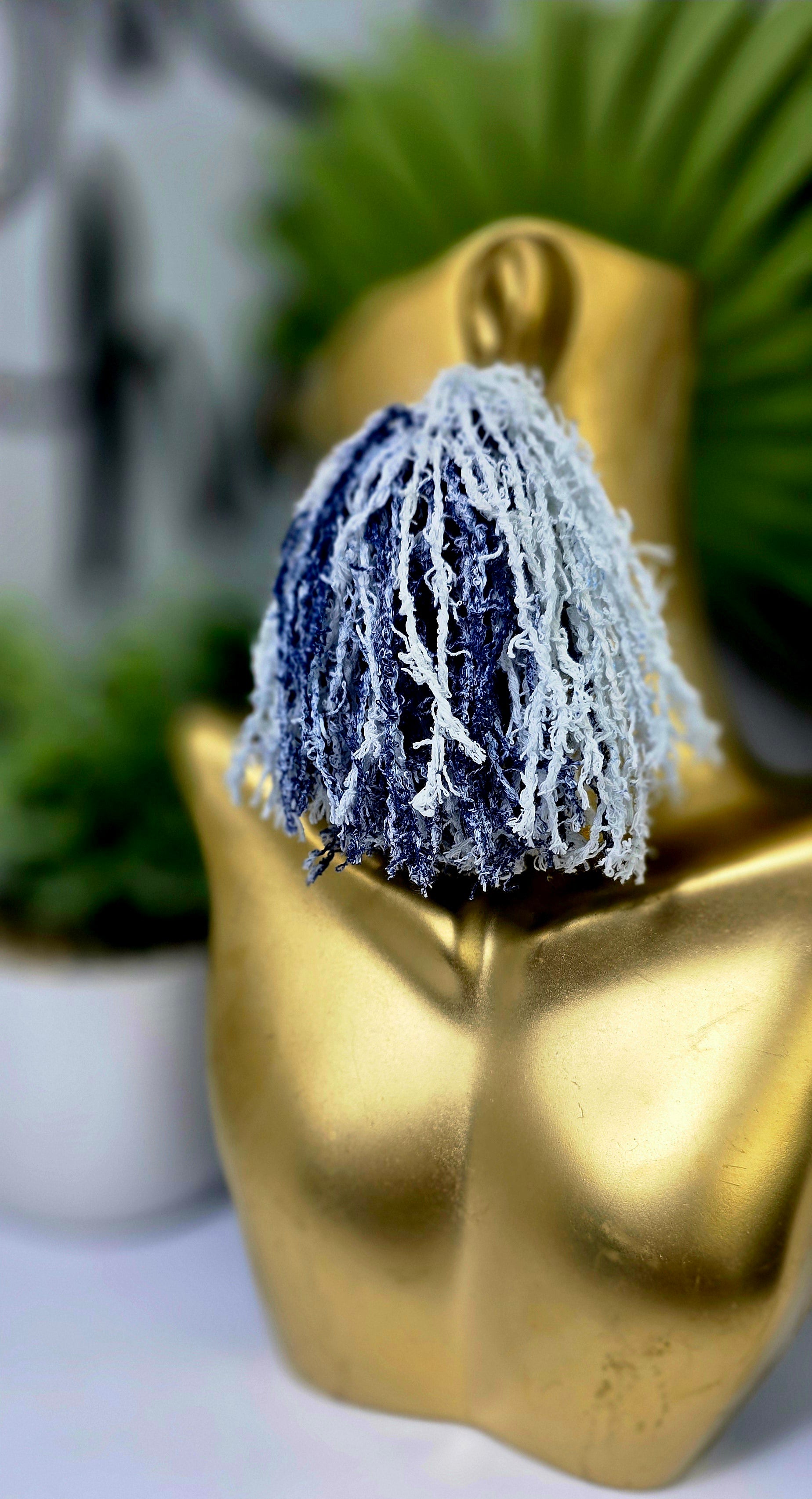 Denim Tassel Earrings – Sassy, Lightweight, Bold & Statement-Making