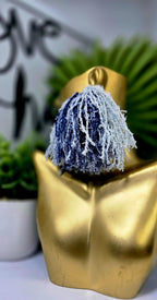 Denim Tassel Earrings – Sassy, Lightweight, Bold & Statement-Making