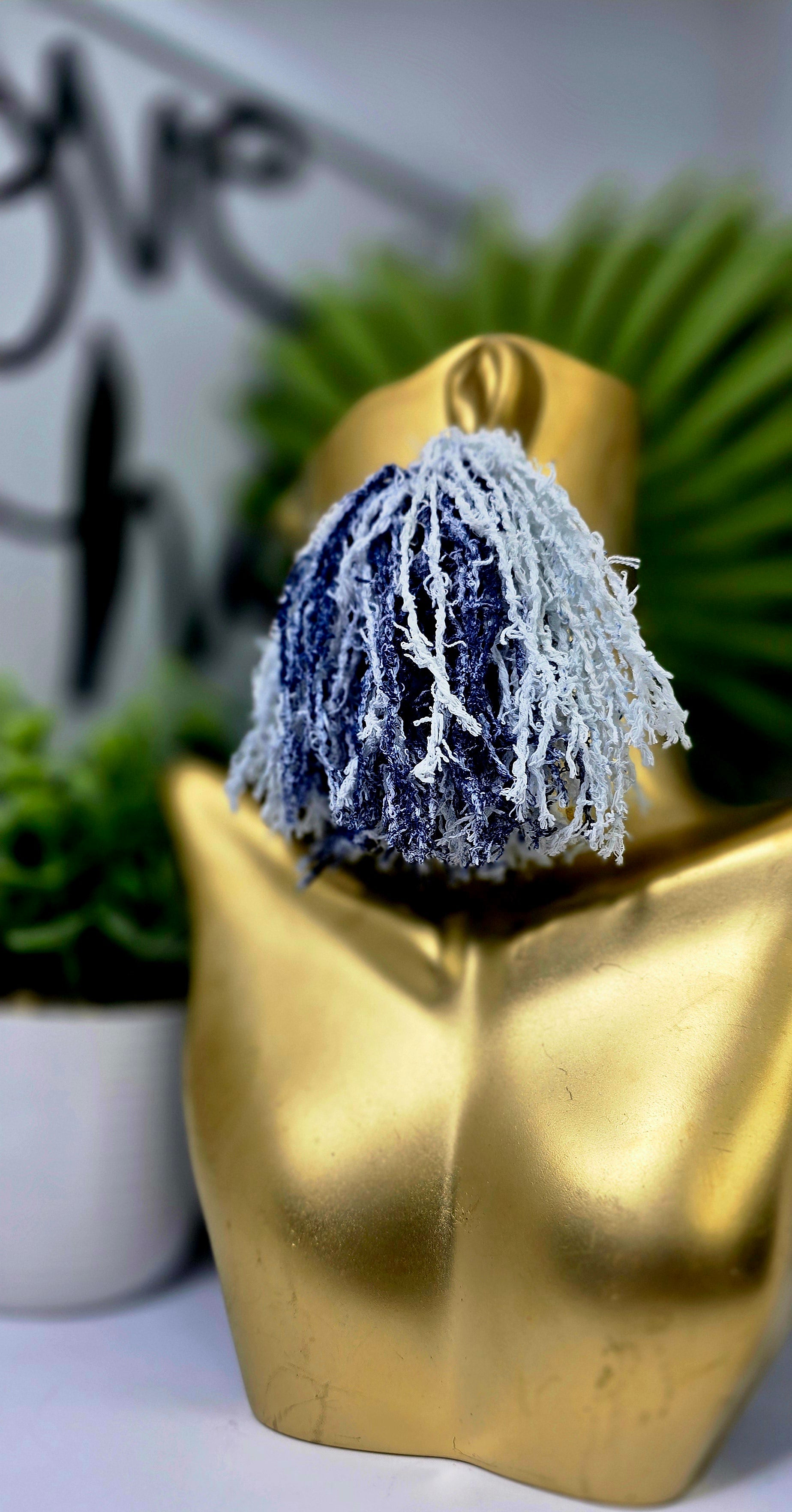 Denim Tassel Earrings – Sassy, Lightweight, Bold & Statement-Making