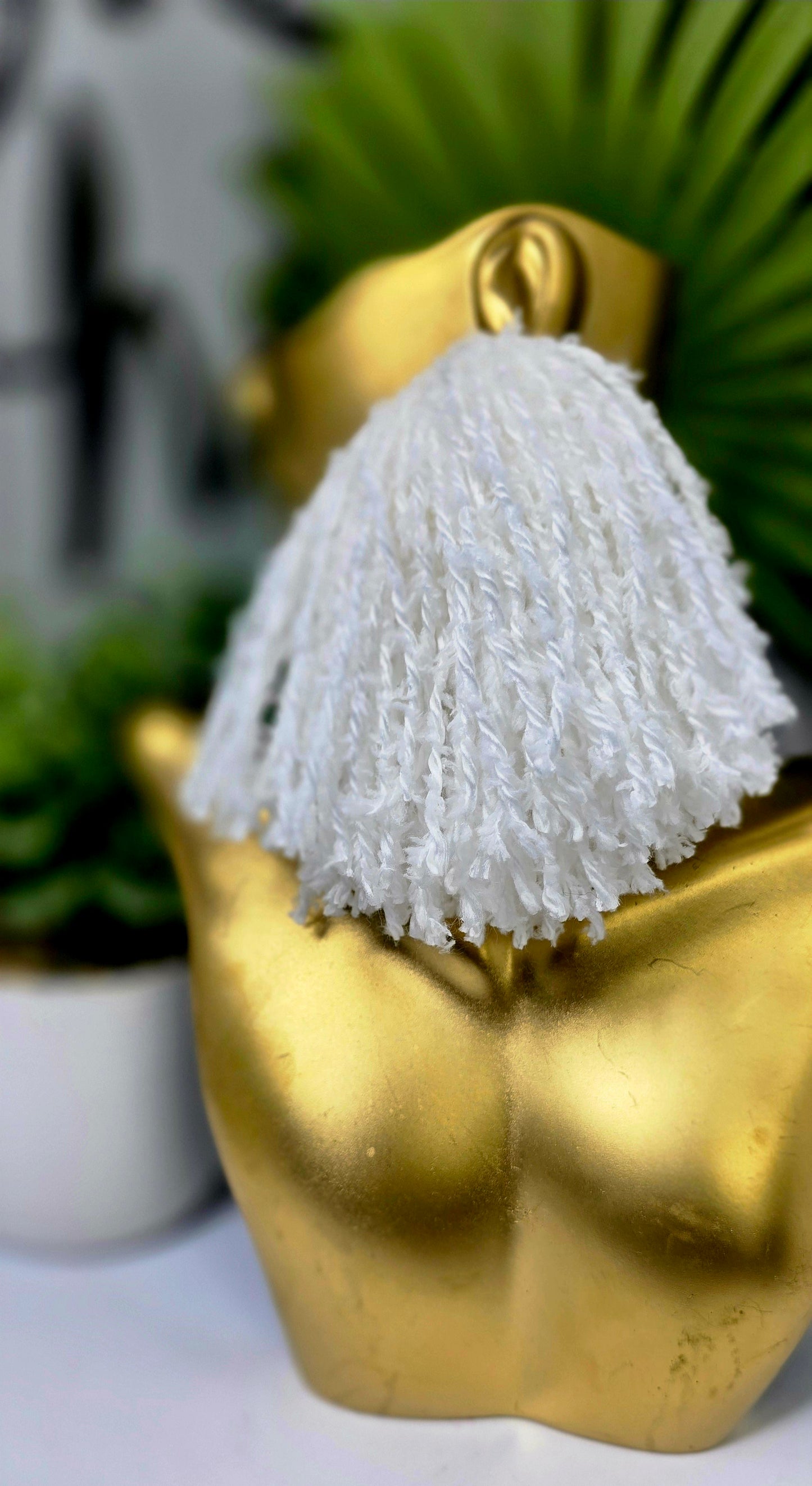 White Tassel Earrings – Sassy, Lightweight, Bold & Statement-Making