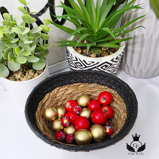 Red Turquoise and Gold