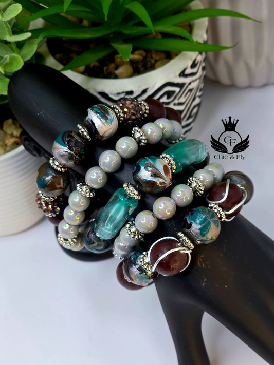 Ms. Teela Bracelet Stack by Chic and Fly™