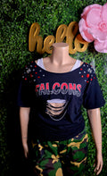 Falcons... Stay Fly off the shoulder tee