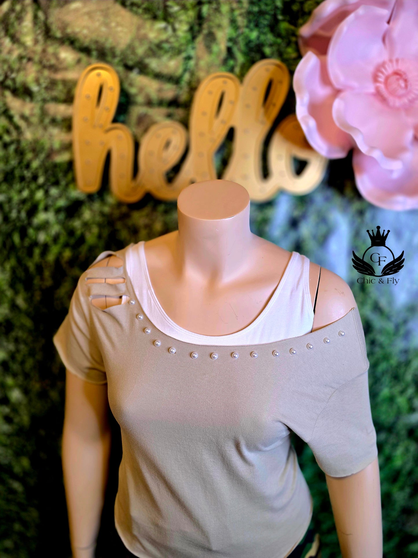 Chic & Fly Oh So Chic Cut Tee