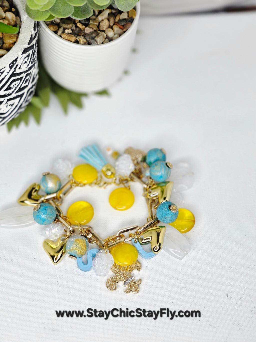 Southern Inspired Junk Bracelet – Bold HBCU Statement Jewelry