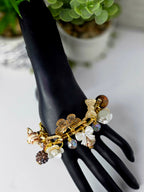 Personalized Neutral Charm Bracelet – Bold Statement Jewelry