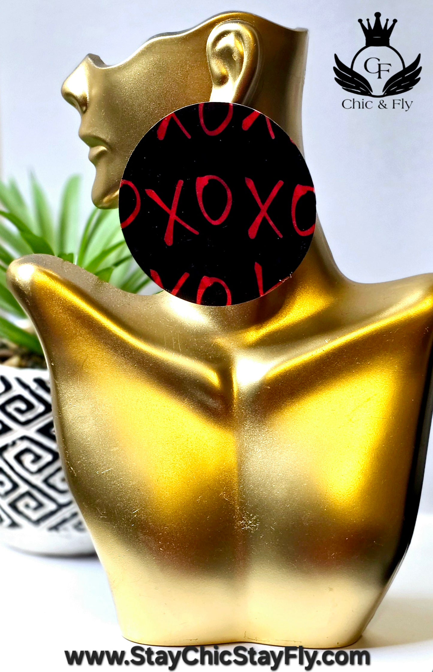 Ms.Hugs and Kisses Valentine Fashion Earrings image 0