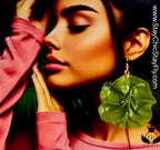 Ms. Cicely Leafy Lime Crushed and Crumbled Collection image 1