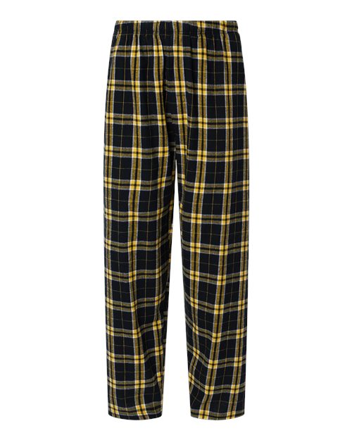 Black and Yellow Plaid Pajama Bottoms