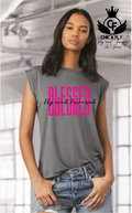 Blessed Fly and Favored Flowy Rolled Cuffs Christian Muscle Tee