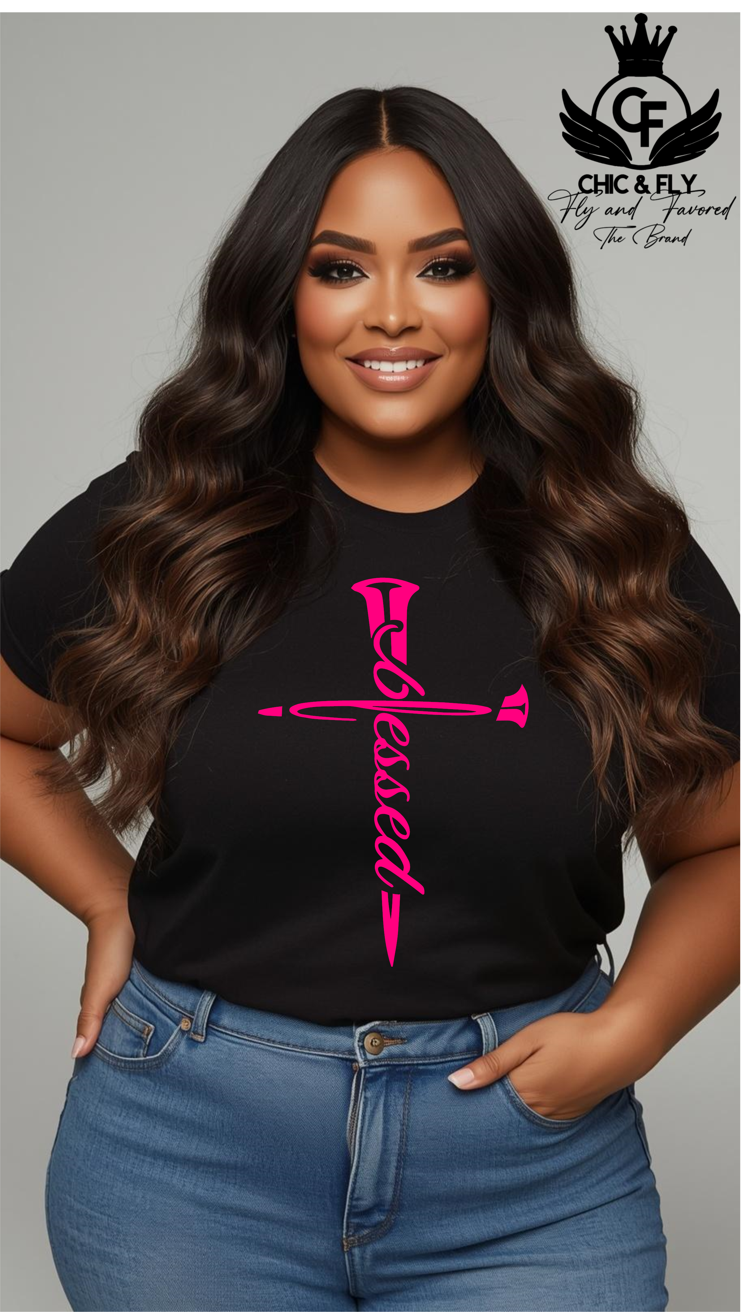 Blessed by the Nails Christian Tee!!!