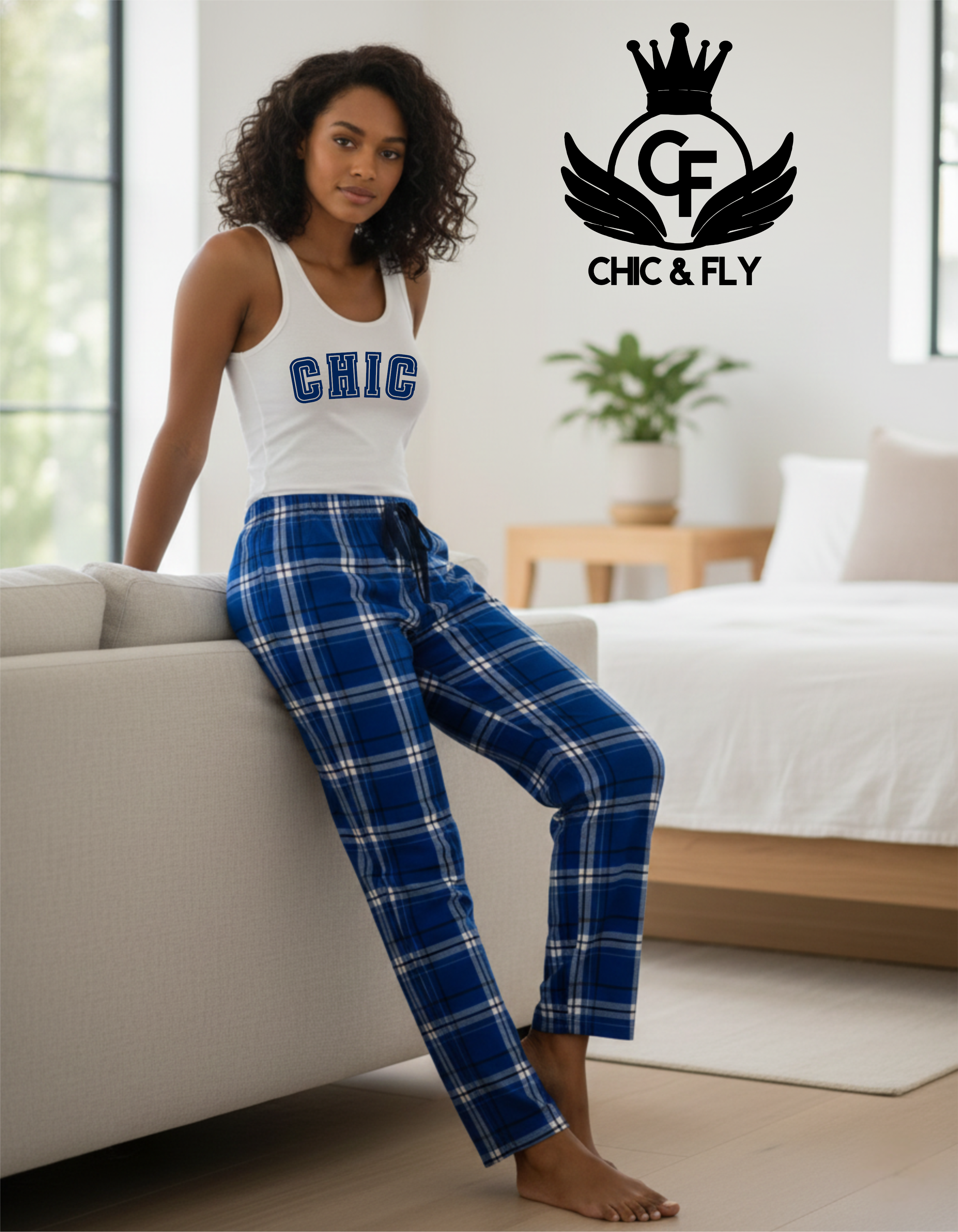Blue Chic Pajama Set