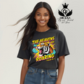 Heavens are Roaring in Pink Lemonade Christian Tee