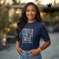 Pray Wait Trust Christian Tee!!!