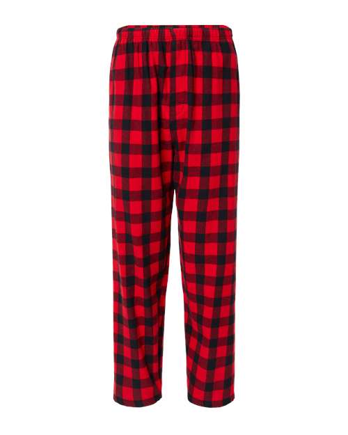 Red and Black Buffalo Plaid Pajama Bottoms