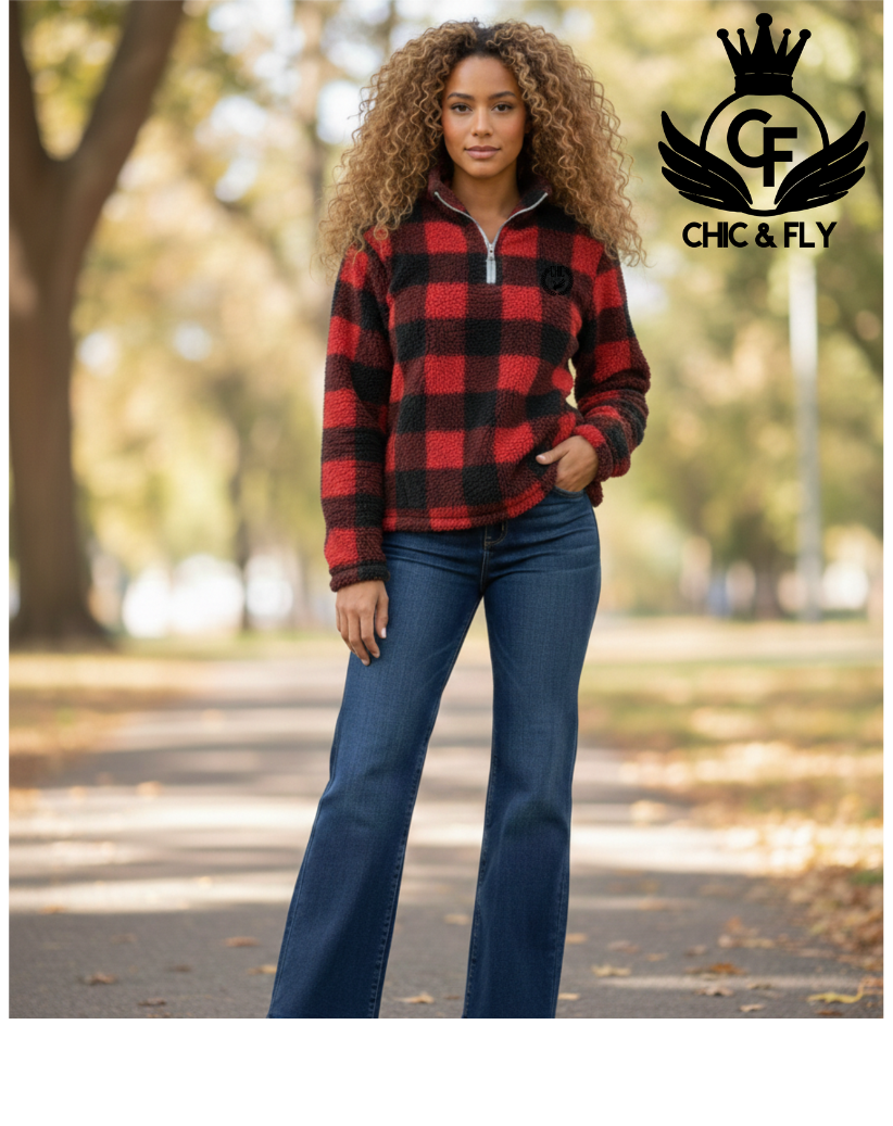 C+F Sherpa Quarter Zip