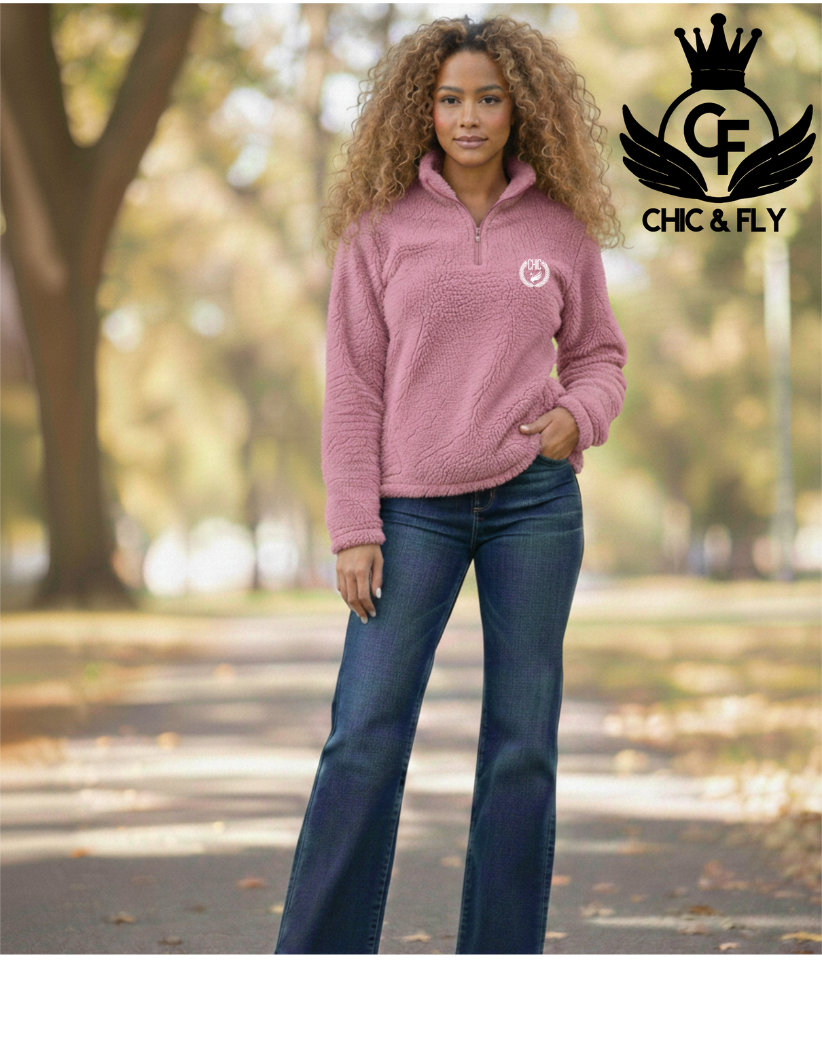 C+F Sherpa Quarter Zip