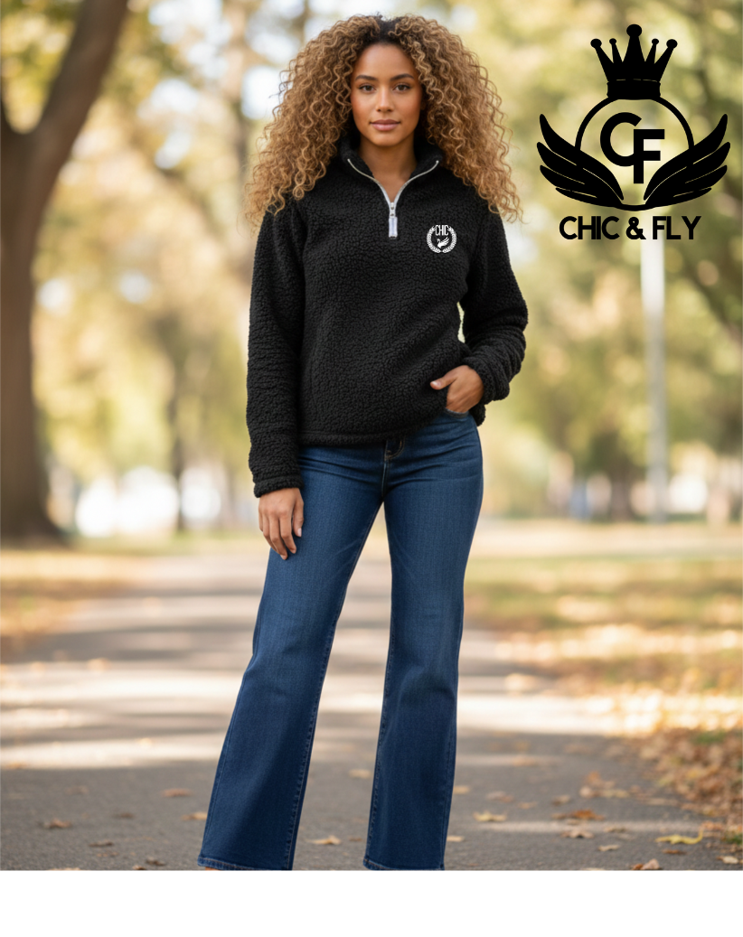 C+F Sherpa Quarter Zip