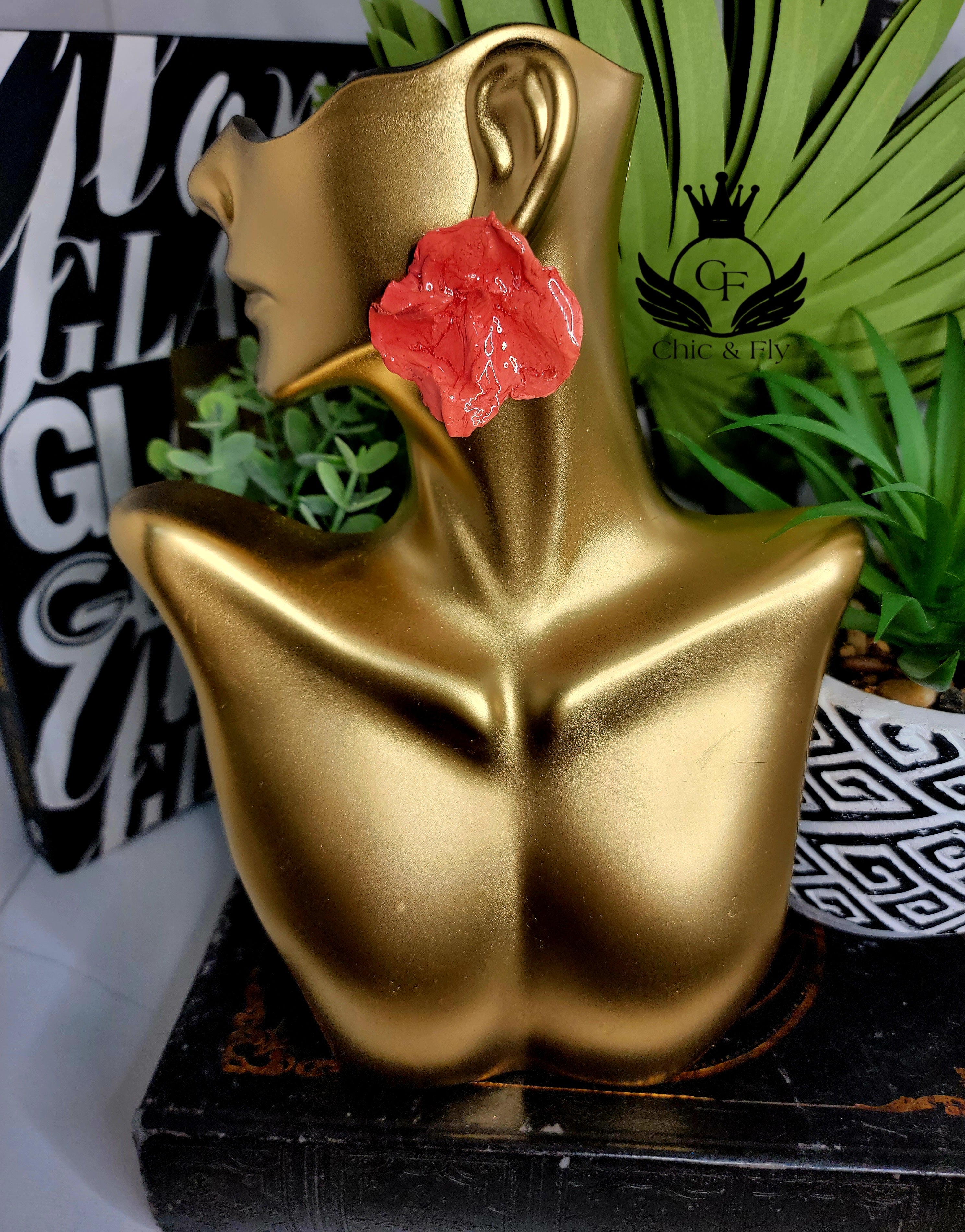 Ms. Cicely Sunset Coral Crushed and Crumbled Collection image 0