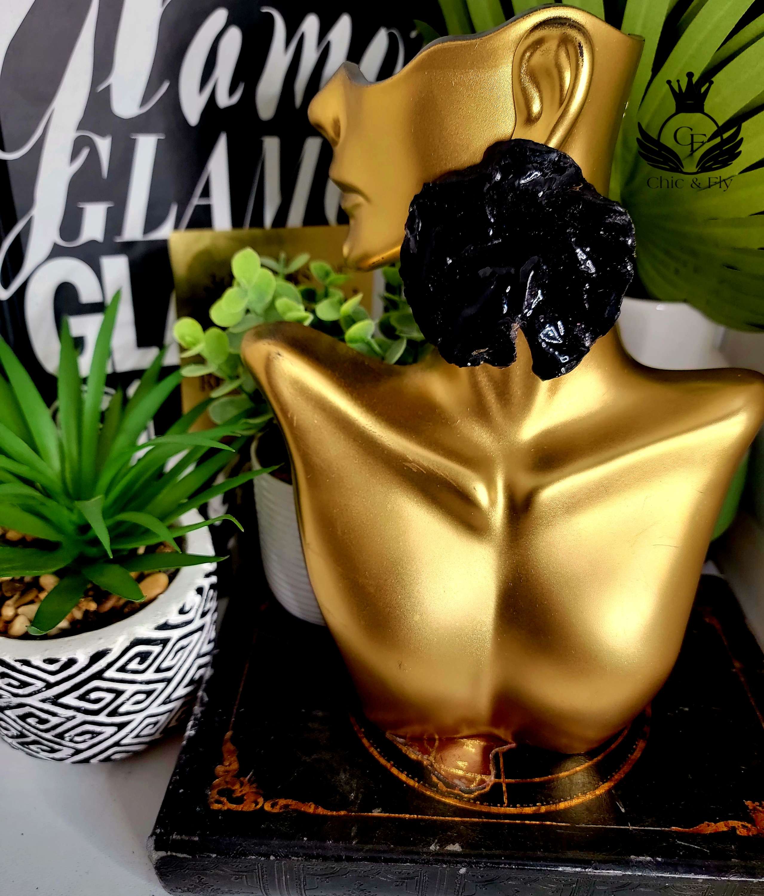 Ms. Jahzara... Black Crushed and Crumpled Collection by Chic and Fly image 0