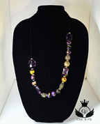 Purple and Gold Chic Necklace ... Chic and Fly Necklace Collection