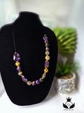 Purple and Gold Chic Necklace ... Chic and Fly Necklace Collection