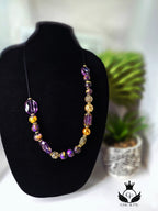 Purple and Gold Chic Necklace ... Chic and Fly Necklace Collection