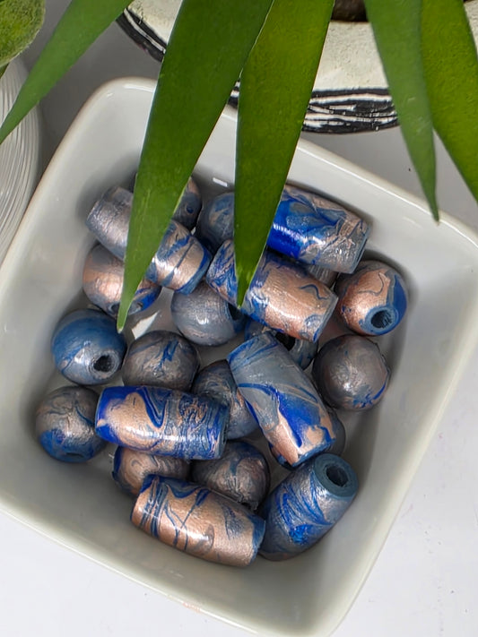 Champagne Blues Custom Beads