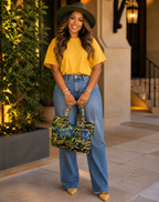 Worship Anyway Handmade Statement Handbag | Faith-Based Camouflage Tote | Fly and Favored ✨